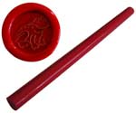 roter Siegelwachs f�r die Hei�klebepistole